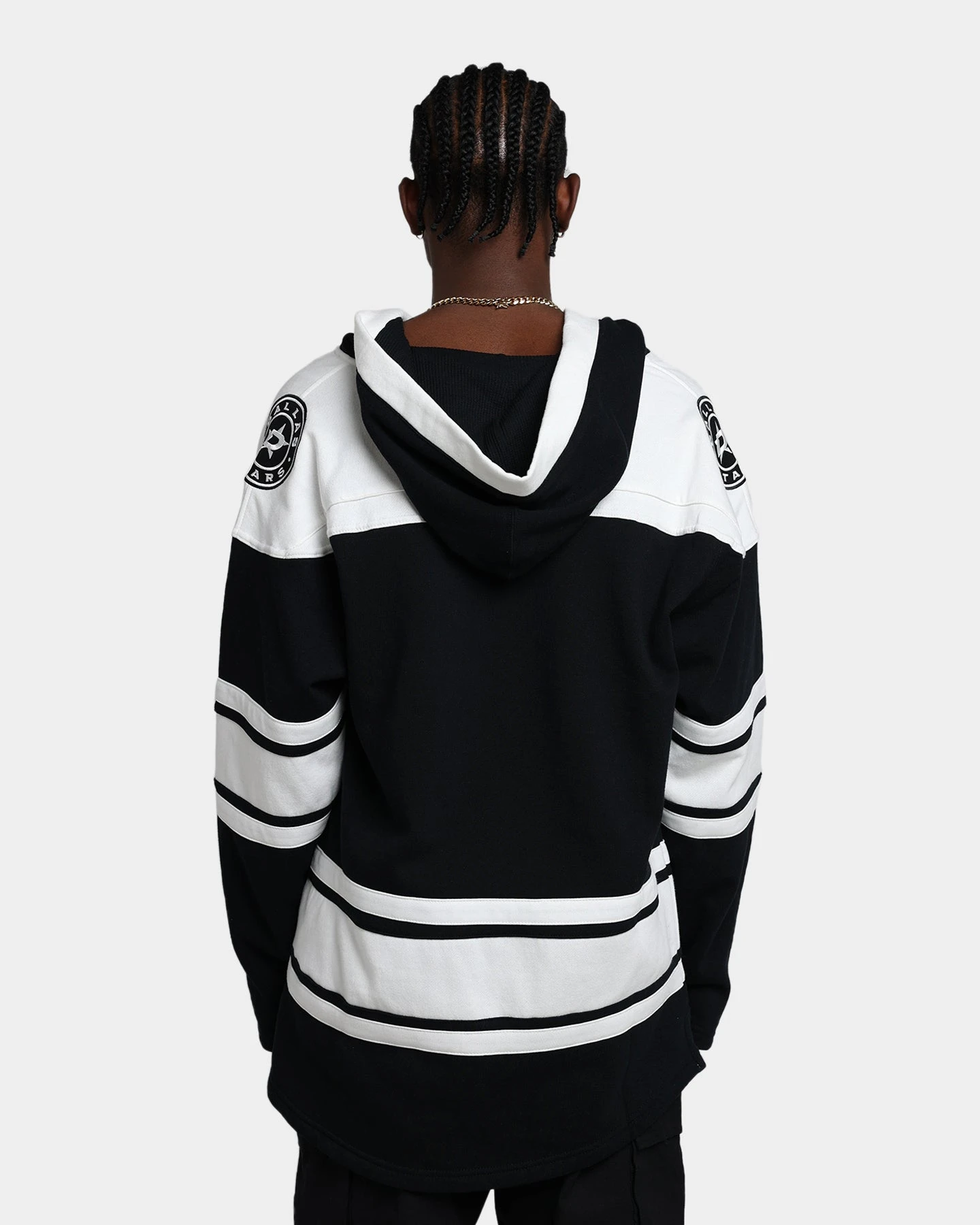 '47 BRAND 47 Brand Dallas Stars Superior Lacer Hoodie Jet Black 6 '47 BRAND 47 Brand Dallas Stars Superior Lacer Hoodie Jet Black - Image 4