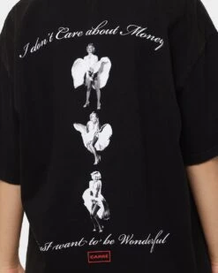 Carré X Marilyn Monroe Wonderful Vintage T-Shirt Washed Black -Culture Kings 02041968 YW607 womens 0050