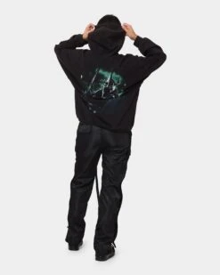 American Thrift X Lord Of The Rings Witch-King Of Angmar Vintage Hoodie Washed Black -Culture Kings 02041990 YW607 womens 0080