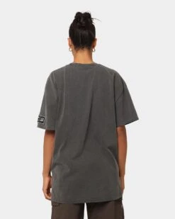 Dreamville Dreamville Logo Vintage T-Shirt Washed Black -Culture Kings 02042273 YW607 womens 0040