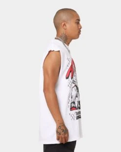 AND1 Pass Muscle T-Shirt White -Culture Kings 02042343 YW100 mens 005
