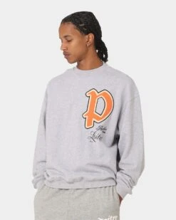 Loiter Paradise Crewneck Grey Marle -Culture Kings 02042439 YQ163 mens 0020