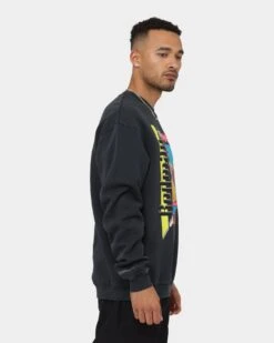 Mitchell & Ness Dennis Rodman Los Angeles Lakers Player Vibes Crewneck Faded Black -Culture Kings 02042465 YB554 mens 0050