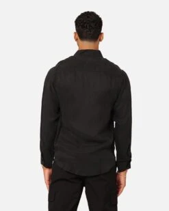 XXIII Nathan Button Up Shirt Black -Culture Kings 02042481 YB001 mens 00040