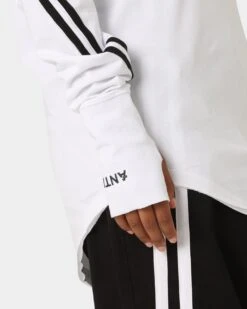 The Anti Order Anti Sport Layered Long Sleeve T-Shirt White/Black -Culture Kings 02042517 YW110 womens 0090