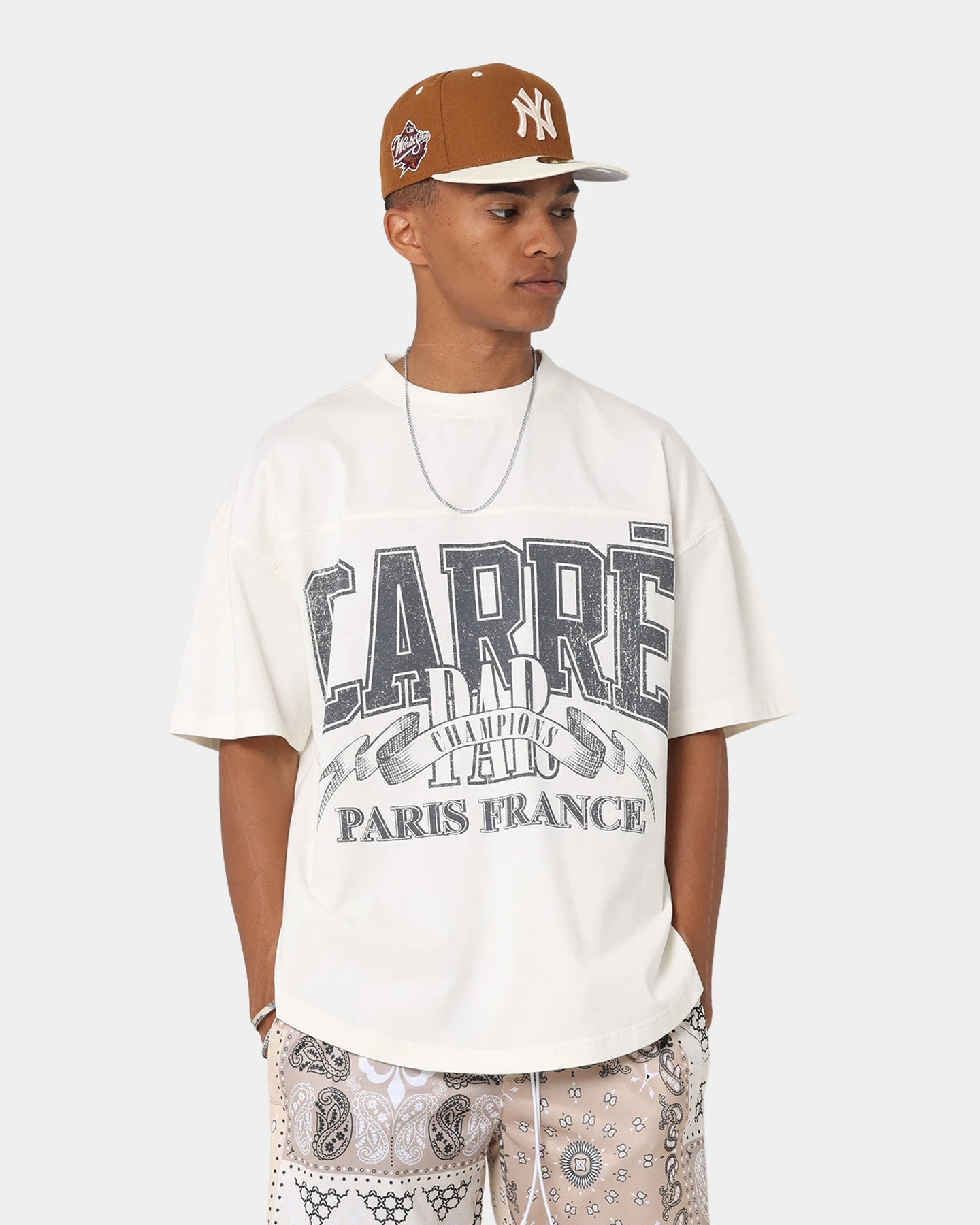 Carré Champs G.I Oversized T-Shirt Off White 5 Carré Champs G.I Oversized T-Shirt Off White - Image 3