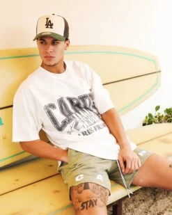 Carré Champs G.I Oversized T-Shirt Off White 19 Carré Champs G.I Oversized T-Shirt Off White -Culture Kings 02042562 YO007 mens 0065