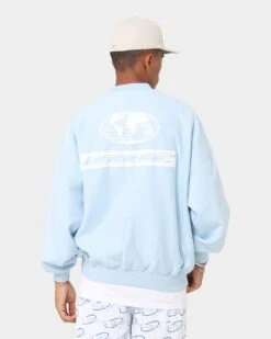 Carré CP Global Oversized Crewneck Light Blue -Culture Kings 02042567 YL200 mens 0020