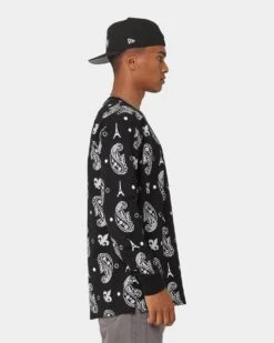 Carré Big Bandana Oversized T-Shirt Black -Culture Kings 02042713 YB001 mens 050