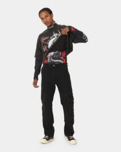 Loiter Drago Long Sleeve T-Shirt Black -Culture Kings 02042715 YB001 mens 00110