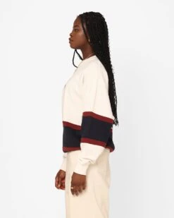 X-Girl Women's College Sweat Crewneck White -Culture Kings 02042933 YW100 womens 0060