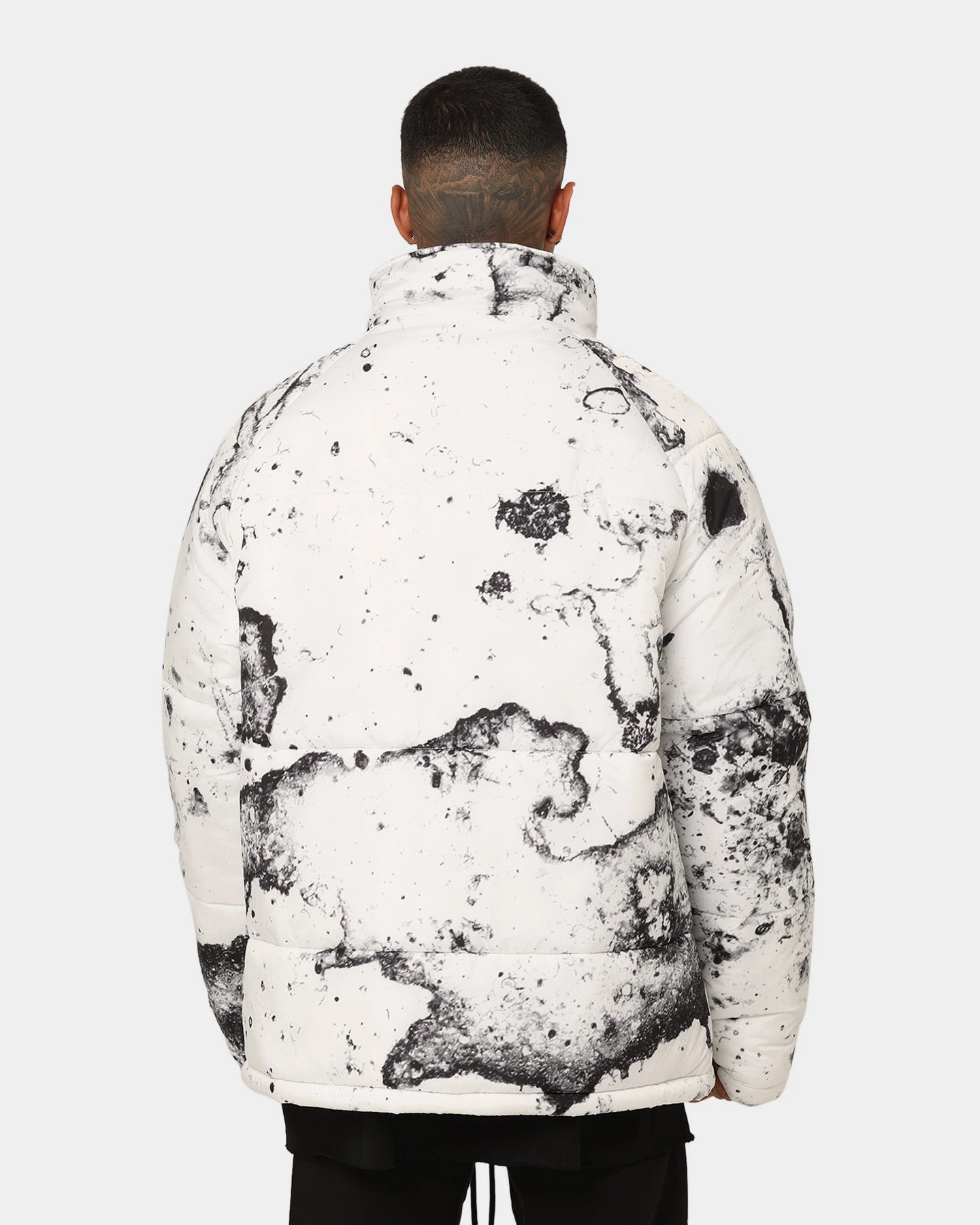 Saint Morta Acid Puffer Jacket White/Grey/Black 6 Saint Morta Acid Puffer Jacket White/Grey/Black - Image 4