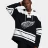 '47 BRAND 47 Brand Detroit Red Wings Superior Lacer Hoodie Jet Black -Culture Kings 02043060 YB339 mens 0010