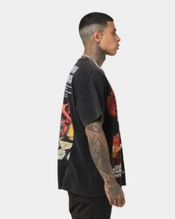 Rats Get Fat X Dungeons And Dragons Basic Rules Heavyweight Vintage T-Shirt Black -Culture Kings 02043111 YB001 mens 0060