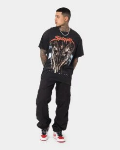 American Thrift X The Lord Of The Rings Sauron Vintage T-Shirt Washed Black -Culture Kings 02043203 YW607 mens 0030