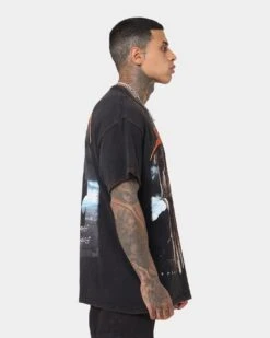 American Thrift X The Lord Of The Rings Sauron Vintage T-Shirt Washed Black -Culture Kings 02043203 YW607 mens 0060