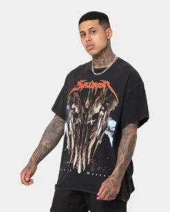 American Thrift X The Lord Of The Rings Sauron Vintage T-Shirt Washed Black -Culture Kings 02043203 YW607 mens 0070