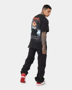 American Thrift X The Lord Of The Rings Sauron Vintage T-Shirt Washed Black -Culture Kings 02043203 YW607 mens 0080