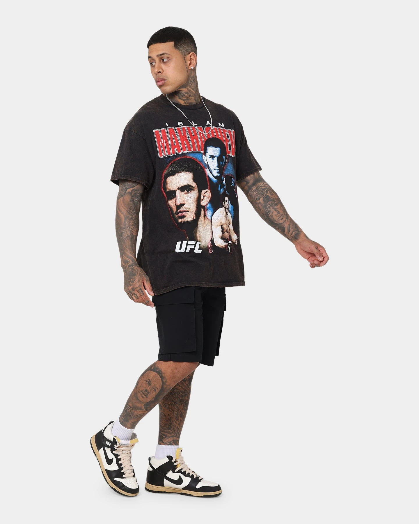 Goat Crew X UFC Islam Makhachev Vintage T-Shirt Black Wash 4 Goat Crew X UFC Islam Makhachev Vintage T-Shirt Black Wash - Image 2