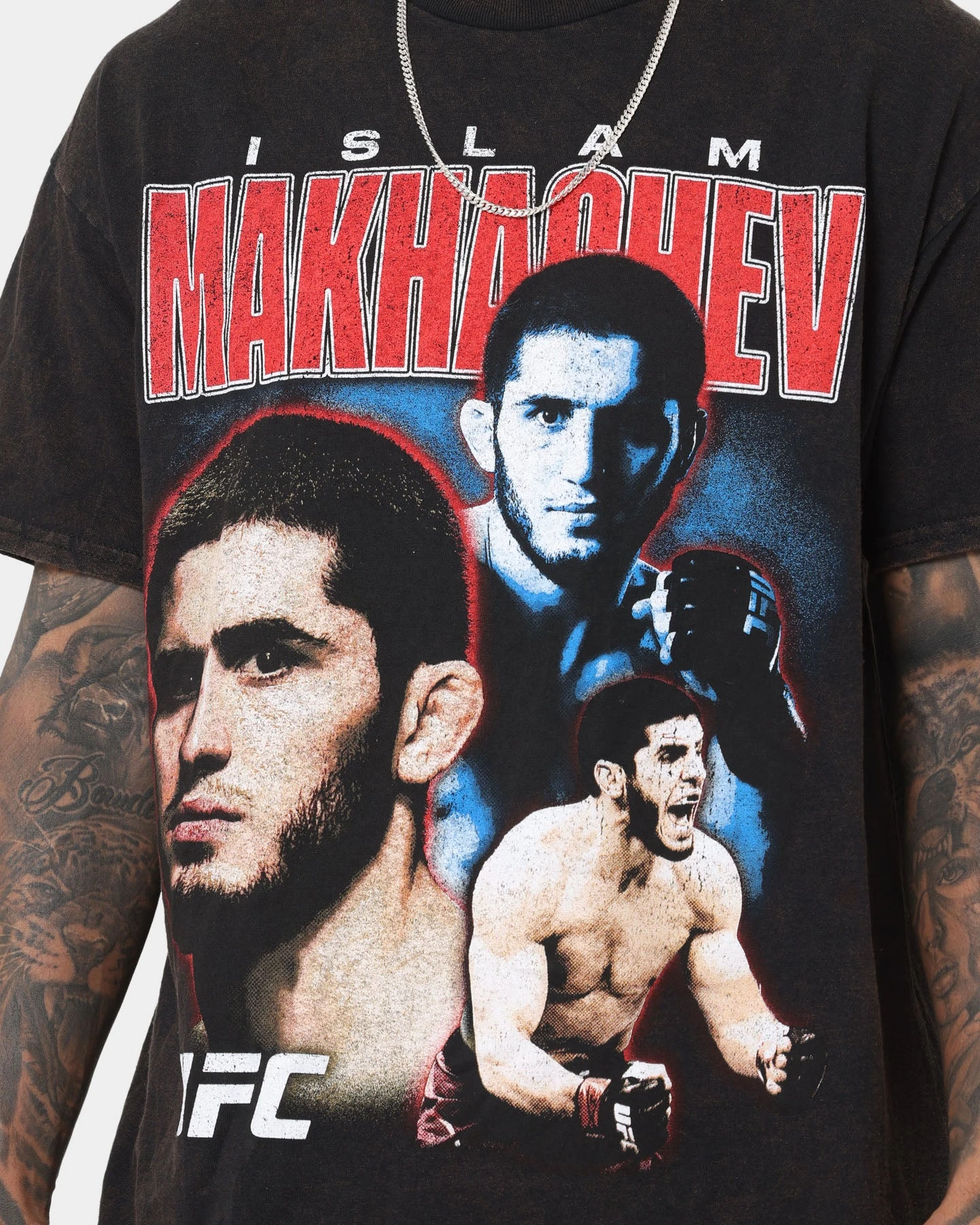 Goat Crew X UFC Islam Makhachev Vintage T-Shirt Black Wash 5 Goat Crew X UFC Islam Makhachev Vintage T-Shirt Black Wash - Image 3
