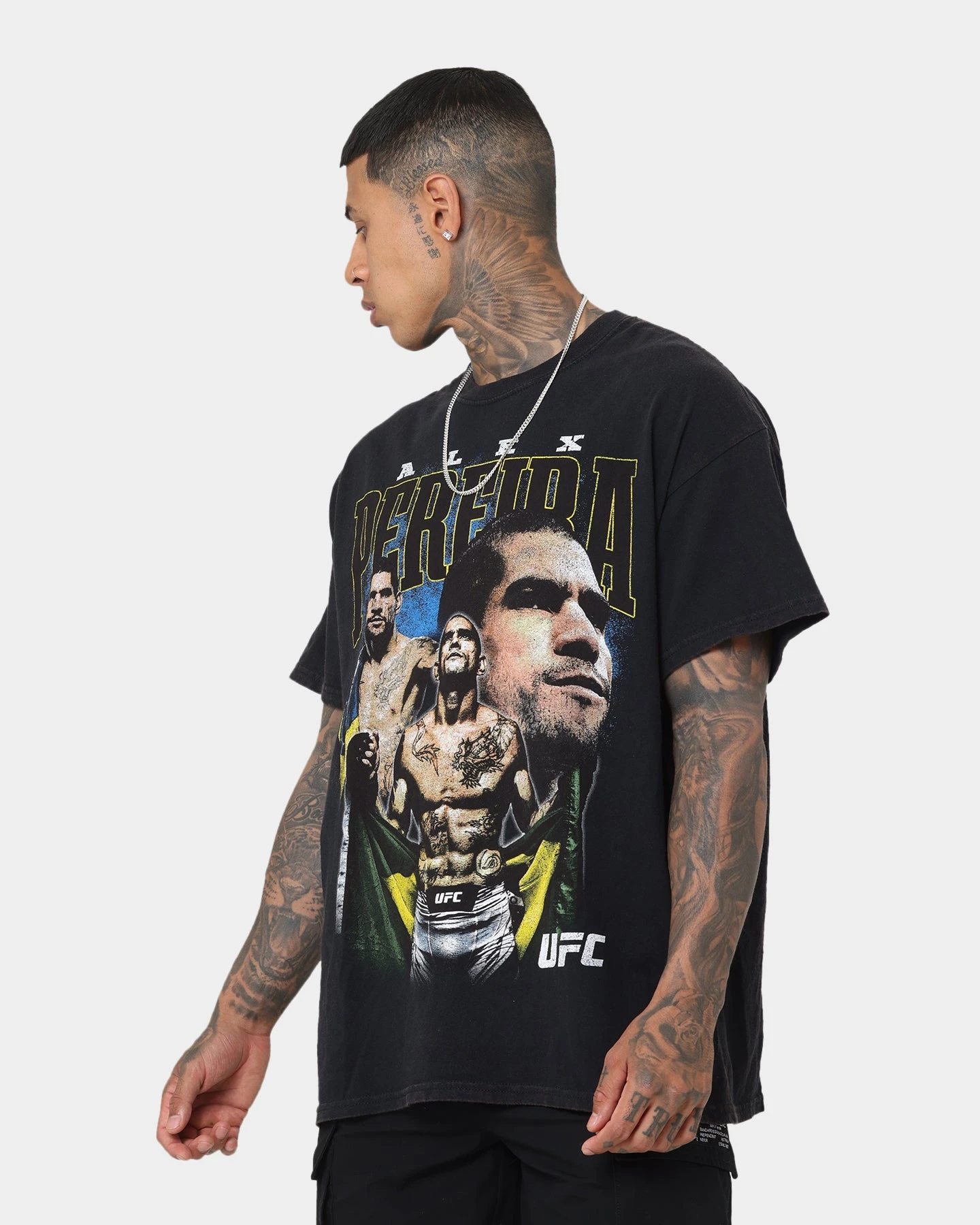 Goat Crew X UFC Alex Pereira Vintage T-Shirt Black Wash 8 Goat Crew X UFC Alex Pereira Vintage T-Shirt Black Wash - Image 6