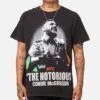 UFC By Goat Crew Conor McGregor Vintage T-Shirt Black Wash -Culture Kings 02043421 YB295 mens 00010