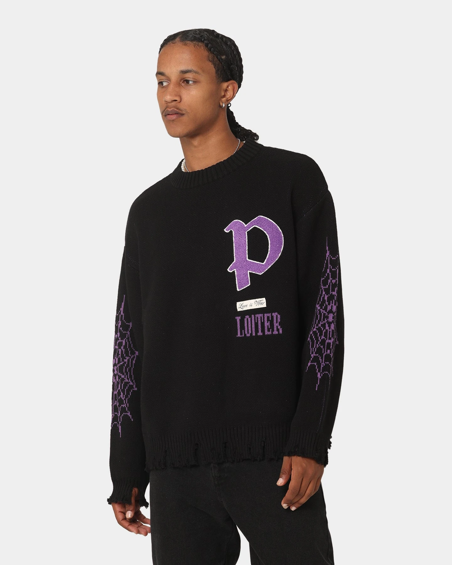 Loiter Paradise Knit Sweater Black 3 Loiter Paradise Knit Sweater Black