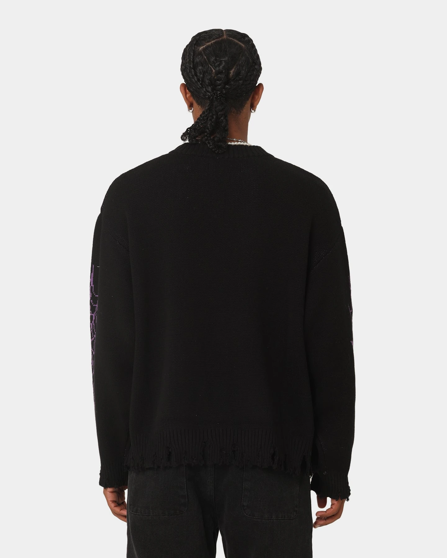 Loiter Paradise Knit Sweater Black 6 Loiter Paradise Knit Sweater Black - Image 4