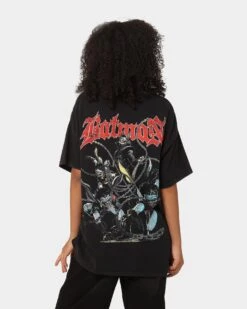 Goat Crew X DC Batman Who Laughs Vintage T-Shirt Black Wash -Culture Kings 02043844 YB295 womens 0020