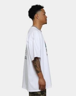 Loiter No Violence Vintage T-Shirt White -Culture Kings 02043985 YW100 mens 0060