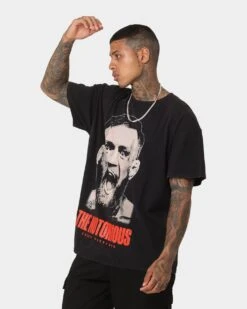 UFC By Goat Crew Conor McGregor Face Vintage T-Shirt Black Wash -Culture Kings 02044544 YB295 mens 0060