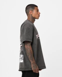 The Night Shift Gentleman's Club Heavyweight Vintage T-Shirt Black Wash -Culture Kings 02044566 YB295 mens 070