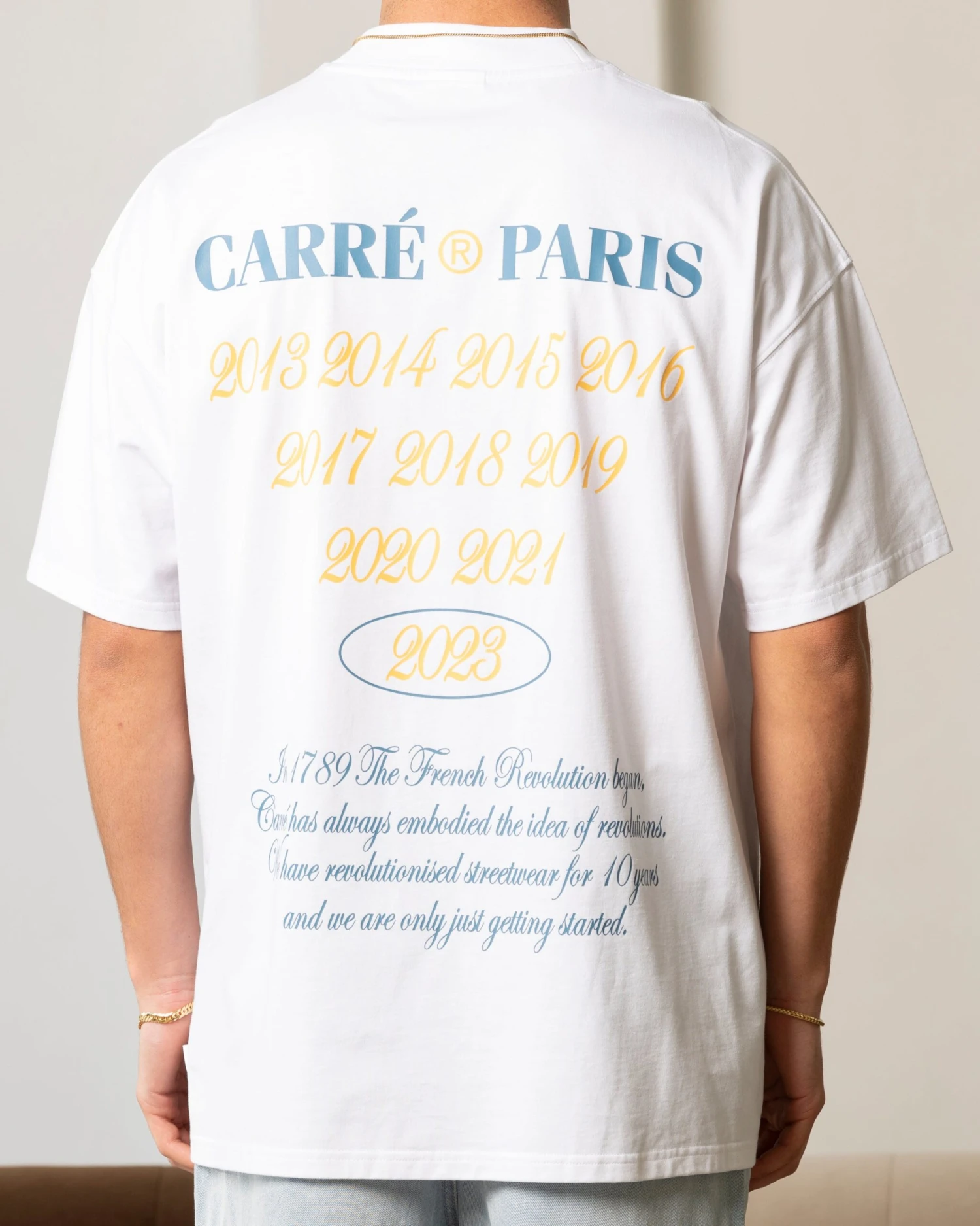 Carre Decade Oversized T-Shirt White 7 Carre Decade Oversized T-Shirt White - Image 5