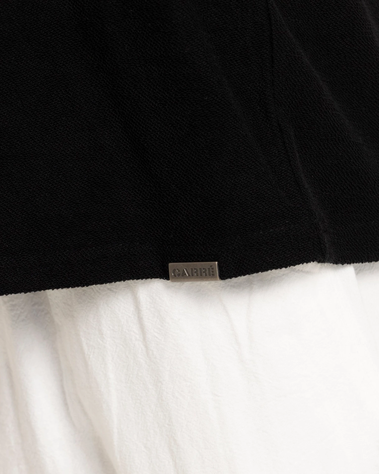 Carre Terry Oversized T-Shirt Black 9 Carre Terry Oversized T-Shirt Black - Image 7