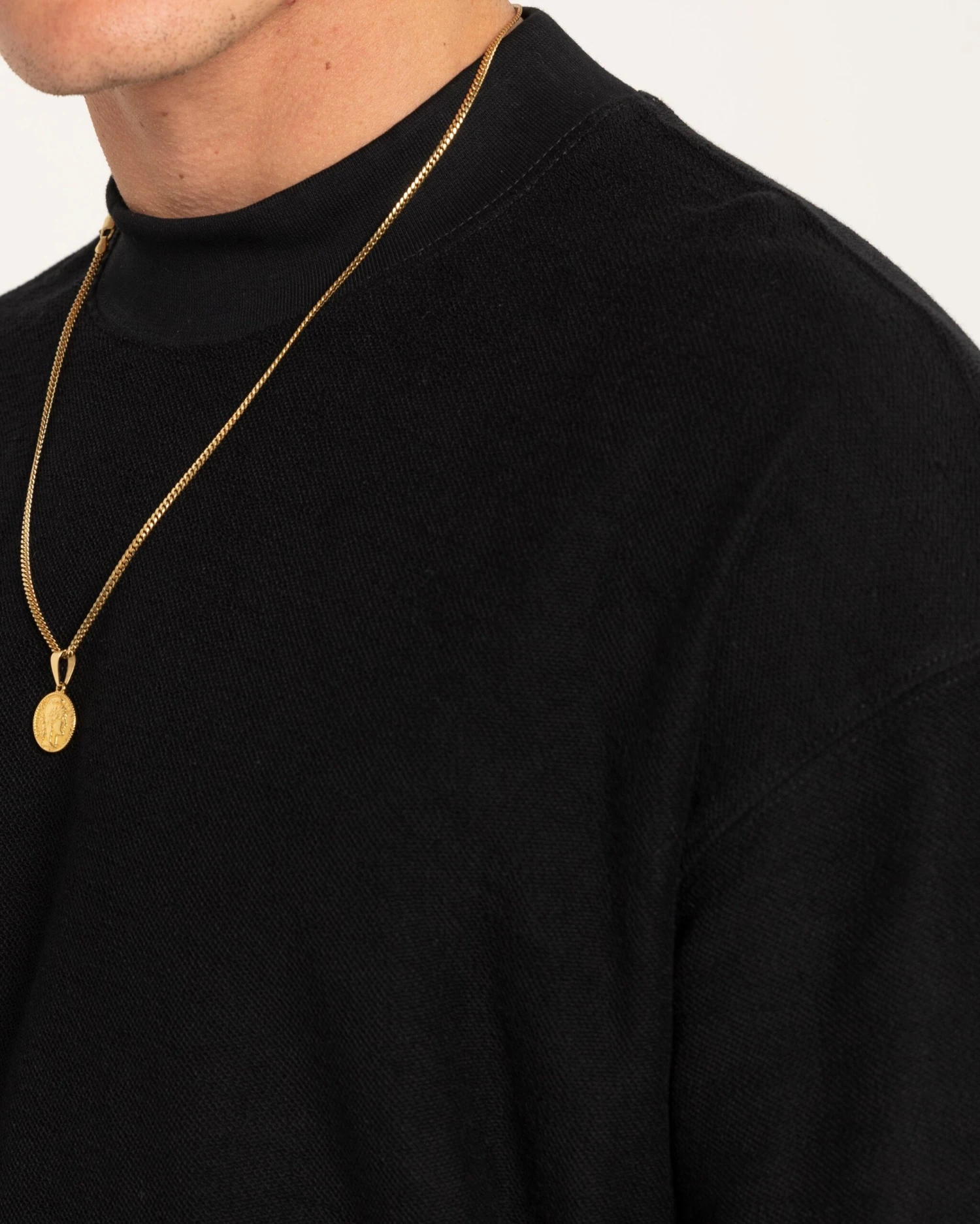 Carre Terry Oversized T-Shirt Black 10 Carre Terry Oversized T-Shirt Black - Image 8