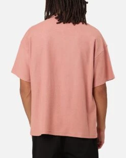 Carre Terry Oversized T-Shirt Rose -Culture Kings 02044677 YR300 mens 000030