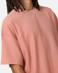 Carre Terry Oversized T-Shirt Rose -Culture Kings 02044677 YR300 mens 000060