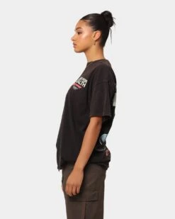 Goat Crew Good 4 Health Vintage T-Shirt Black Wash -Culture Kings 02044760 YB295 womens 0070