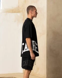 Carre Double Arch Oversized T-Shirt Black -Culture Kings 02044771 YB001 mens 0005
