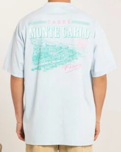 Carre Monte Carlo Oversized T-Shirt Light Blue -Culture Kings 02044775 YL200 mens 0005