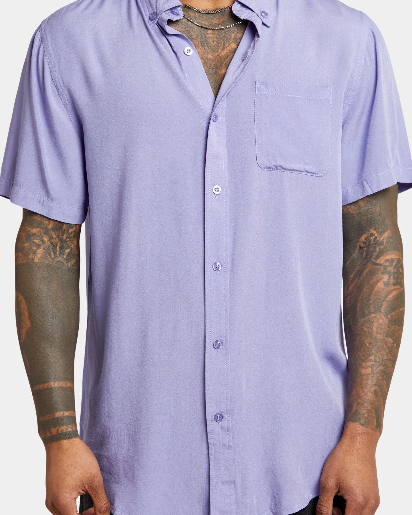 XXIII Marko Button Up Shirt Lilac 5 XXIII Marko Button Up Shirt Lilac - Image 3