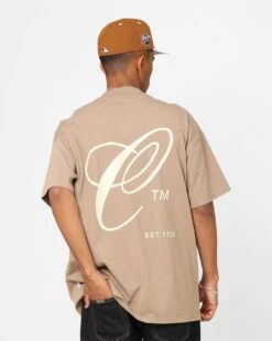 Carre Capital C Oversized T-Shirt Mocha