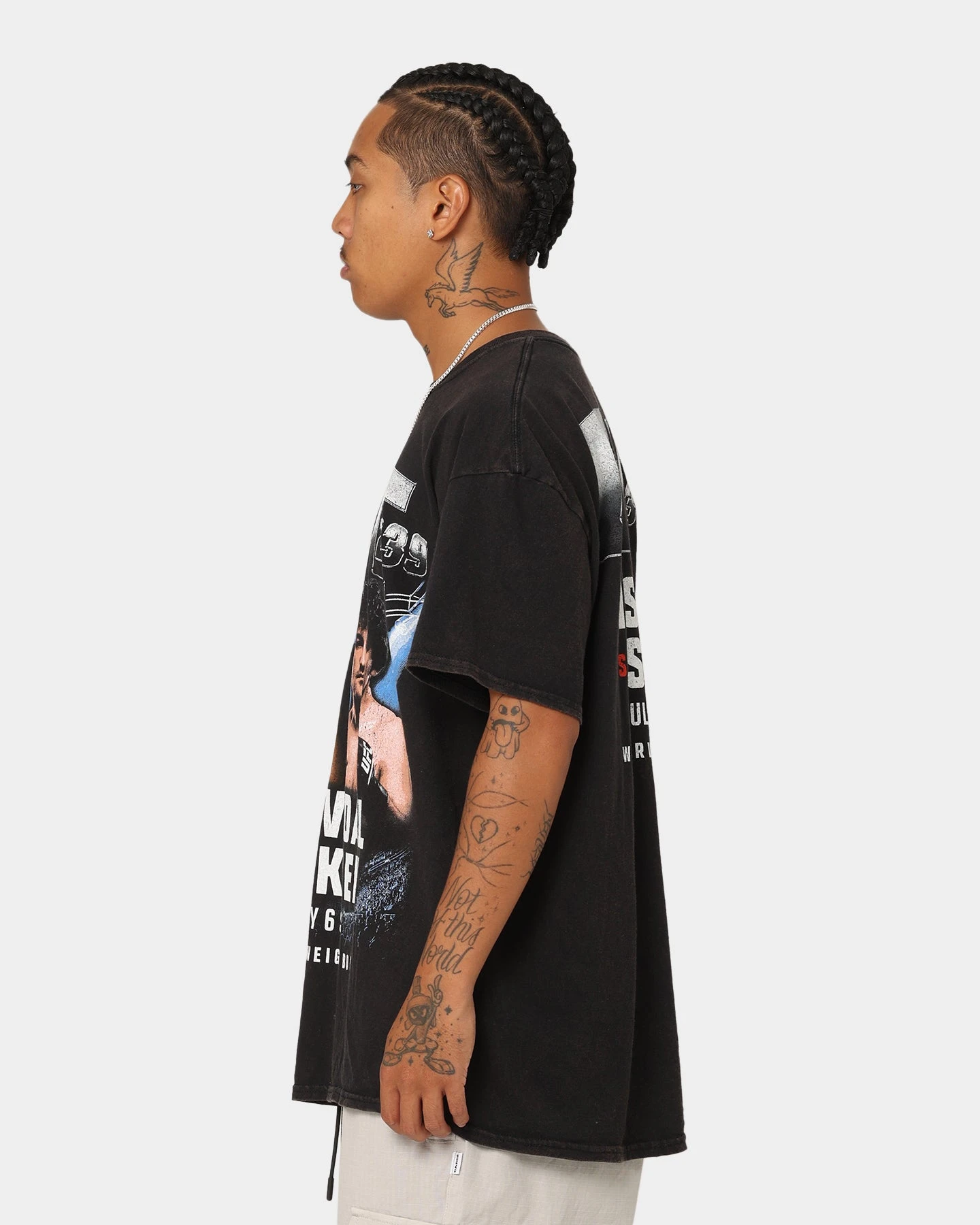 UFC By Goat Crew 239 Card Vintage T-Shirt Black Wash 10 UFC By Goat Crew 239 Card Vintage T-Shirt Black Wash - Image 8