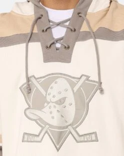 '47 BRAND 47 Brand Anaheim Ducks Superior Lacer Hoodie Cream/Khaki -Culture Kings 02044881 YD894 mens 0030