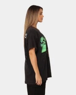 American Thrift X Harry Potter Dark Arts Vintage T-Shirt Black Wash -Culture Kings 02044970 YB295 womens 0060