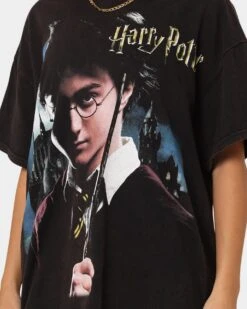 American Thrift X Harry Potter Potter Vintage T-Shirt Black Wash -Culture Kings 02045266 YB295 womens 0040