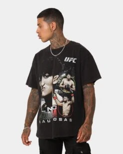 Goat Crew X UFC Raul Rosas Jr Vintage T-Shirt Black Wash -Culture Kings 02045357 YB295 mens 060