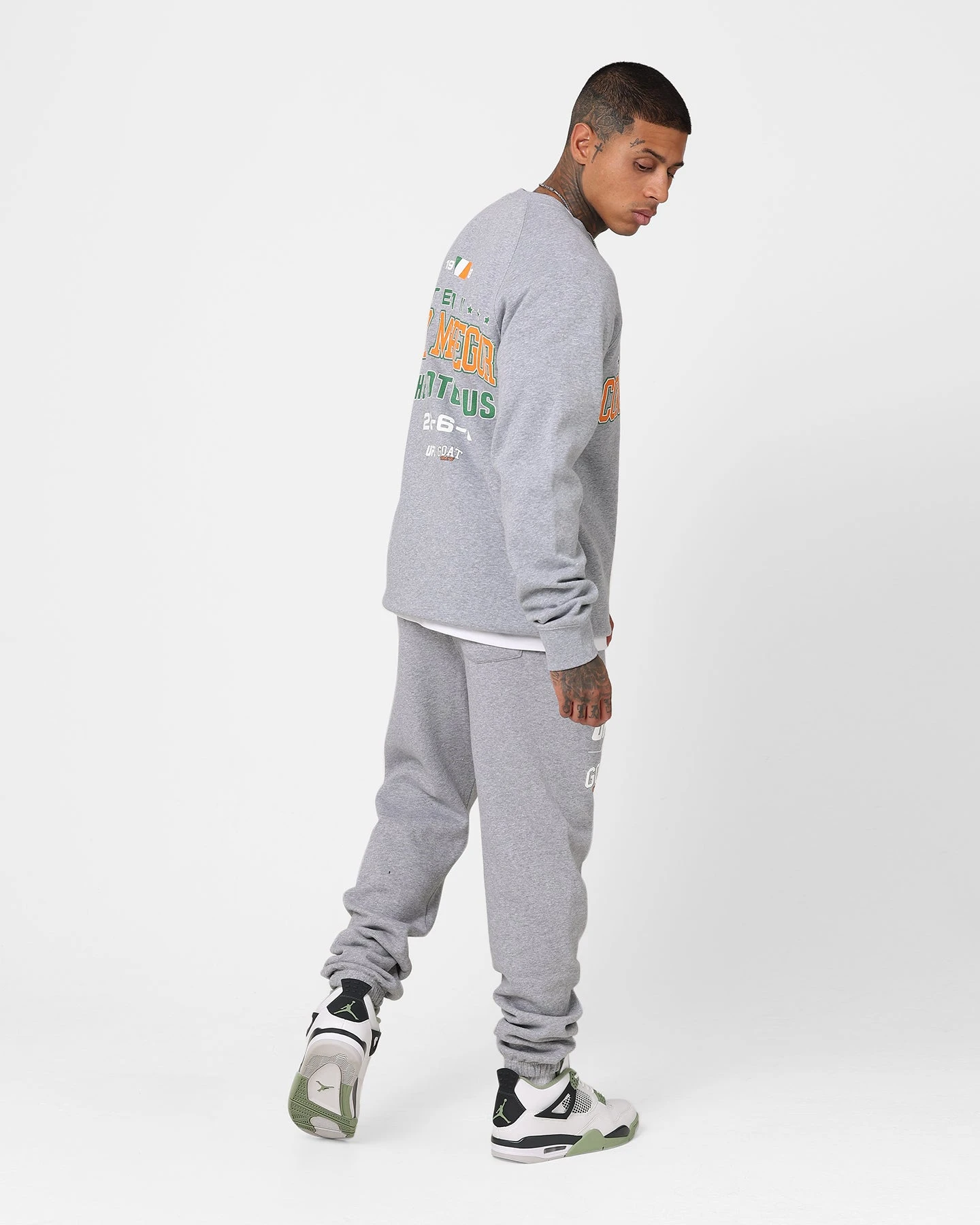 Goat Crew X UFC Conor McGregor Team McGregor Crewneck Grey 10 Goat Crew X UFC Conor McGregor Team McGregor Crewneck Grey - Image 8