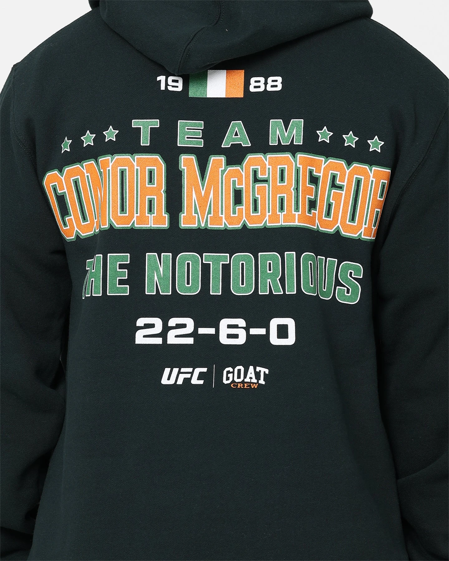 Goat Crew X UFC Conor McGregor Team McGregor Hoodie Deep Green 7 Goat Crew X UFC Conor McGregor Team McGregor Hoodie Deep Green - Image 5