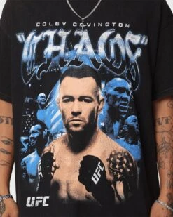 UFC By Goat Crew Colby Covington Vintage T-Shirt Black Wash -Culture Kings 02045468 YB295 mens 030